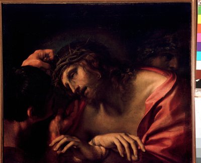 The Derision of Christ Målning av Annibale Carracci (Annibal Carrache av Annibale Carracci