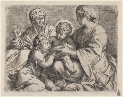 Madonnan i skålen av Annibale Carracci