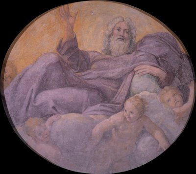 Den evige fadern, 1604-1607 av Annibale Carracci
