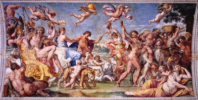Bacchus och Ariadnes triumf av Annibale Carracci
