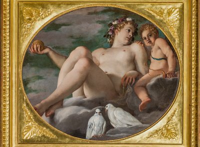 Venus och Amor av Annibale Carracci