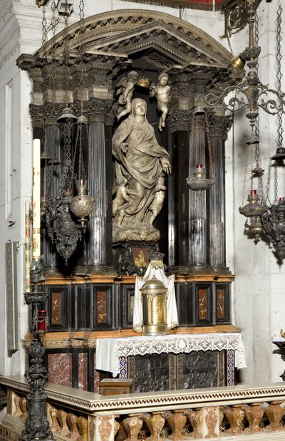 Jungfru Marias antagande, 1586 av Annibale Fontana