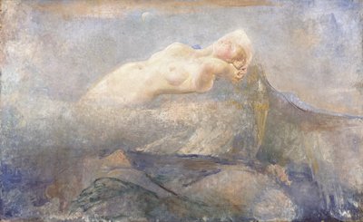 Montagna Mia, ca 1923 (olja på duk) av Annie Louisa Swynnerton