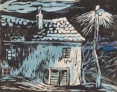 hus på natten av Anny Dollschein