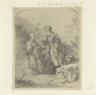 Abraham i Izaak Samling av åttiofem originaltryck (serietitel) av Anonymous
