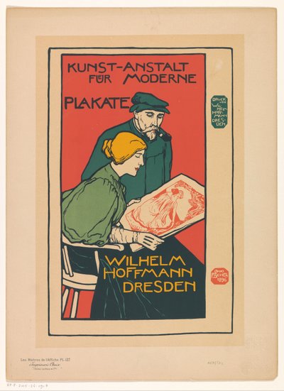 Annons för Kunst-Anstalt für Moderne Plakate Les Maîtres de l