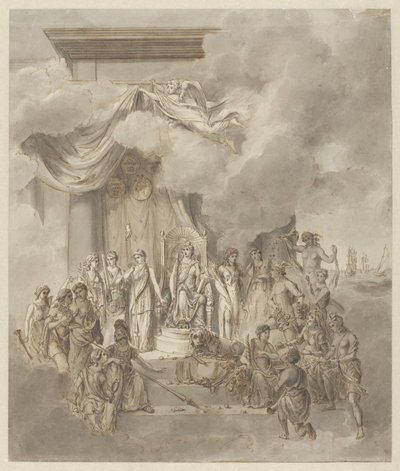 Allegori över kung William I:s regeringstid, 1838 av Anonymous