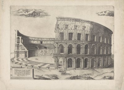 Amfiteatern i Castrense Mirror of Roman Magnificence (serietitel) av Anonymous
