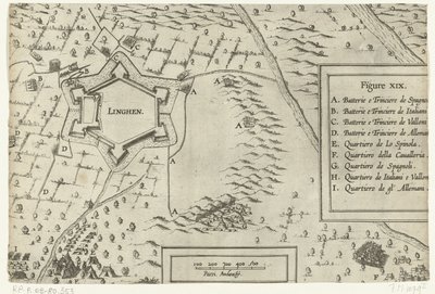 Belägring och erövring av Lingen av Spinola, 1605 av Anonymous