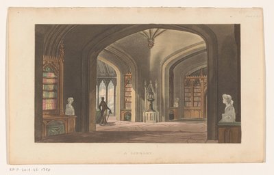 Bibliotheek Ett bibliotek (titel på objekt) av Anonymous