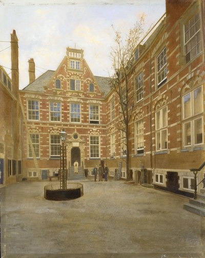 Gården till East India House i Amsterdam av Anonymous