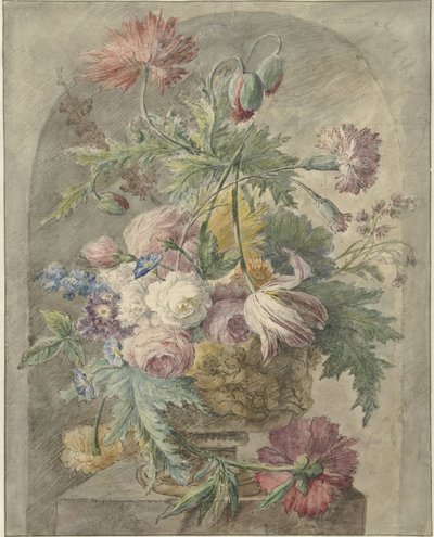 Blommor i en vas av Anonymous