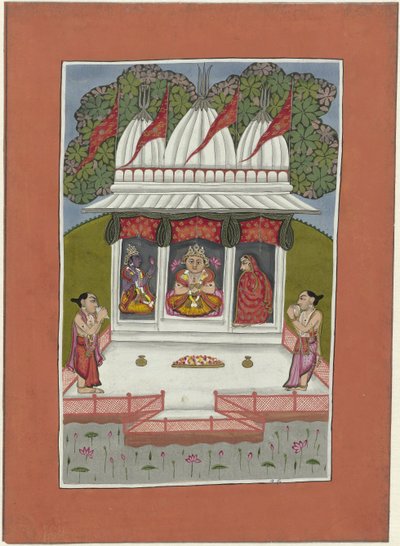 Buddha som en inkarnation (avatara) av Vishnu Avatars of Vishnu (serietitel) av Anonymous