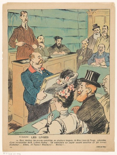 Bokauktion Les livres (titel på objekt) av Anonymous