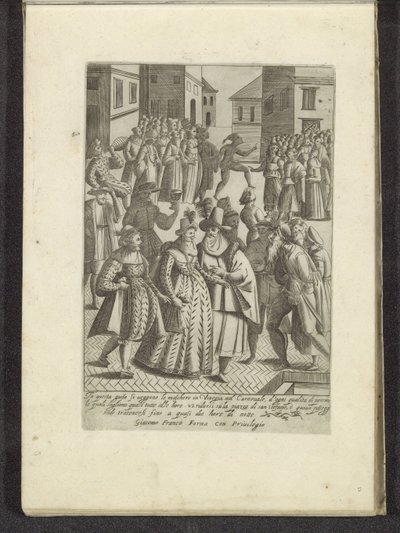 Karneval i Venedig Scènes uit het Venetiaanse leven (serietitel) Habiti d