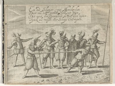 Slaget om den gyllene pinnen, 1608 av Anonymous