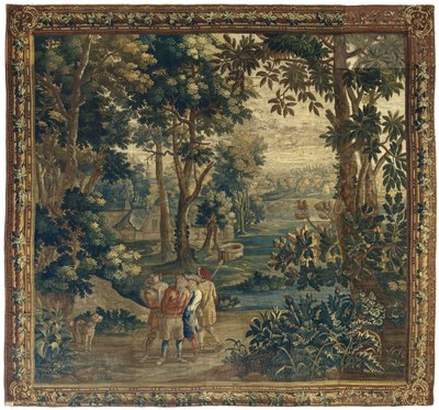 Ankjägare fångar och fängsla en tjuvjägare Folkliv till Teniers (serietitel) av Anonymous