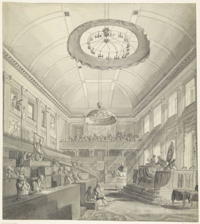 Första nationalförsamlingen i Haag, 1796 av Anonymous