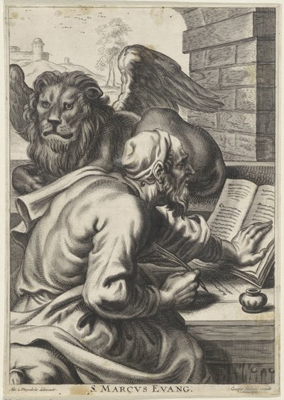Evangelist Marcus S. Marcus Evang (titel på objekt) av Anonymous