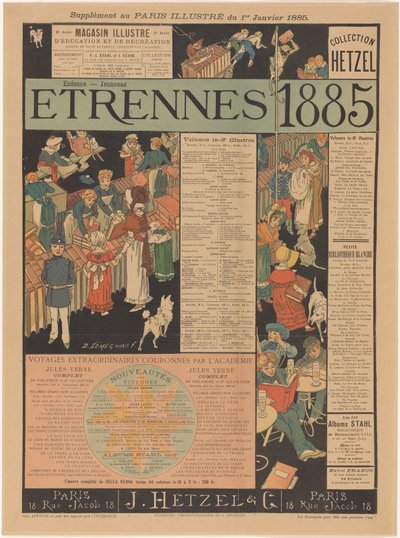 Fondförteckning över J. Hetzel & Cie i Paris Etrennes 1885 (titel på objekt) av Anonymous