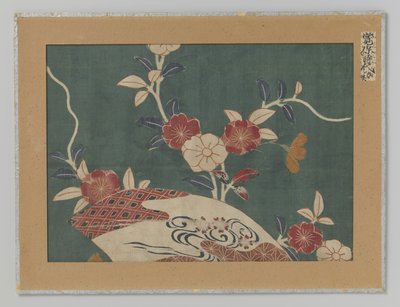 Fragment textil av Anonymous
