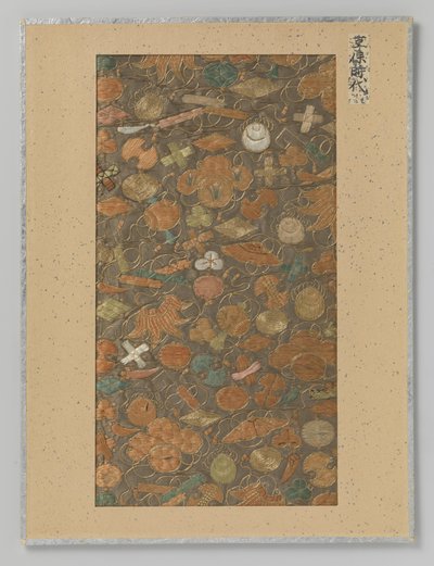 Fragment textil av Anonymous