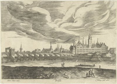 Utsikt över Dresden Dresden (titel på objekt) Ruinarum varii prospekt (serietitel) av Anonymous