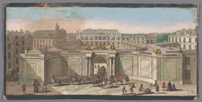 Utsikt över Hôtel de Soubise i Paris Vue de l