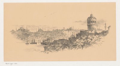 Utsikt över Istanbul av Anonymous