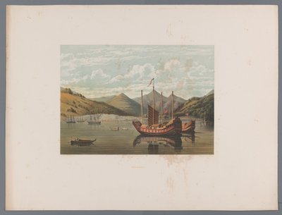 Utsikt över Nagasaki från vattnet Nagasaki (titel på objekt) Souvenir du Japon vues d