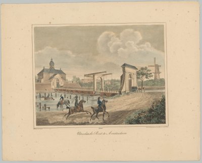 Utsikt över Utrecht-porten i Amsterdam Utrechtse Poort i Amsterdam (titel på objekt) Ansikten av de sex huvudportarna i staden Amsterdam. 1st Cahier (serietitel) av Anonymous