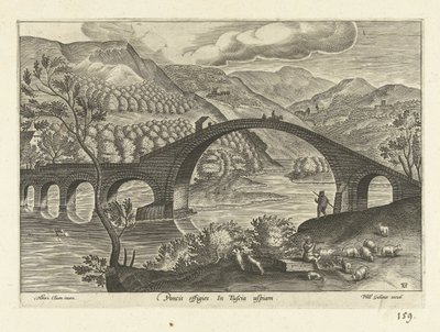 Se över en användning i Toscana Ett porträtt av bron. Var som helst i Toscana (titel på objekt) Olika perspektiv av ruinerna (serietitel) av Anonymous