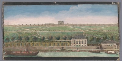Utsikt över Chateau de Belle-Vue i Meudon Autre vüe du Chateau de Belle-Vüe (...) (titel på objekt) av Anonymous