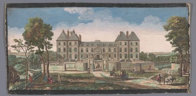 Utsikt över Château de Saint-Maur Vûe du Chateau Royal de Saint Maur (titel på objekt) av Anonymous