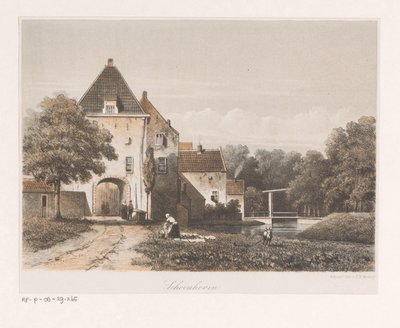 Utsikt över Schoonhovens stadsport Schoonhoven (titel på objekt) av Anonymous