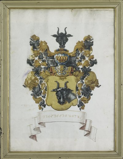 Jacob Feitama II:s vapen (1698-1774) av Anonymous