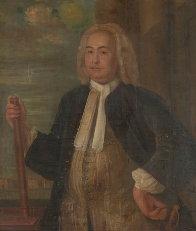Johannes Thedens (1741-1743) Porträtt av Johannes Thedens, generalguvernör för Nederländska Ostindiska kompaniet av Anonymous
