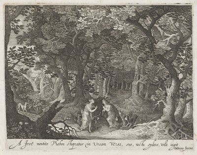 Jupiter och Callisto Scener från Ovidius