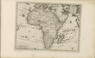 Karta för Afrika Afrika, enligt de nya observationerna av Messieurs de l