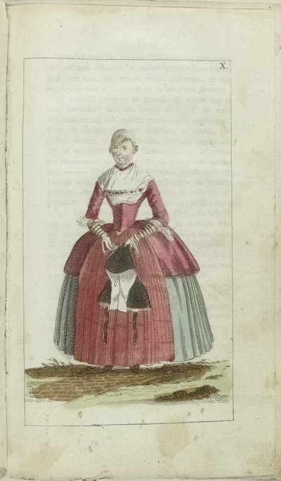 Mode- och smakkabinett 1791, pl. X av Anonymous