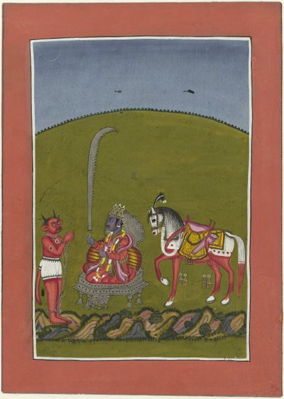 Kalki (den framtida inkarnationen av Vishnu) Avatars of Vishnu (serietitel) av Anonymous