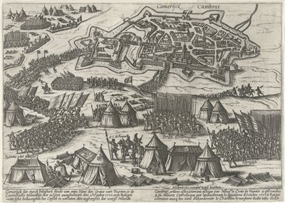 Cambrai belägrades och intogs av Fuentes, 1595 av Anonymous
