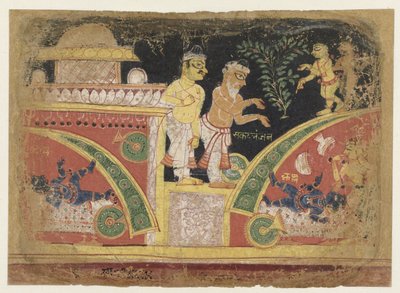 Krishna välter vagnen av Anonymous