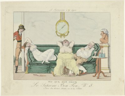 Le Supreme Bon Ton, 1800-1815, nr 18: Puh, vad varmt det är av Anonymous