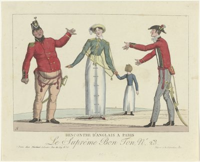Le Suprême Bon Ton, 1800-1815, nr 23: Engelsk möte i Paris av Anonymous