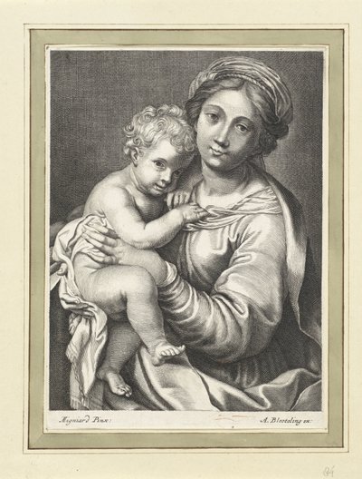 Mary med barn av Anonymous