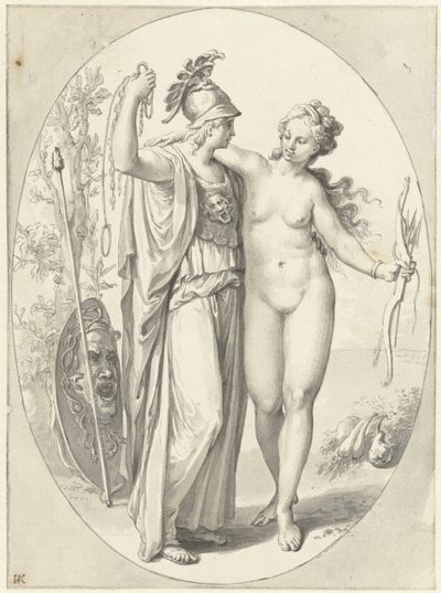 Minerva och Venus av Anonymous