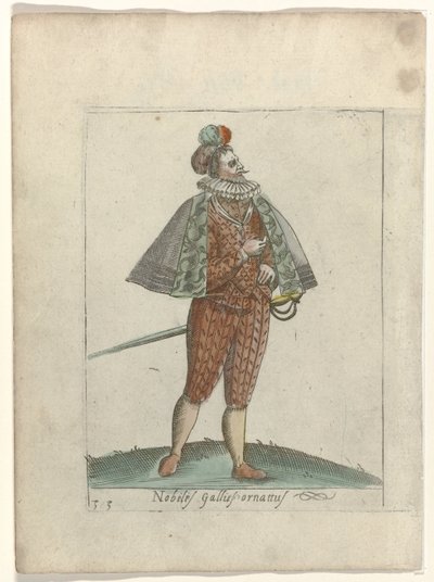 En adelsman prydd i Gallien Olika nationers attityder (...) (serietitel) av Anonymous