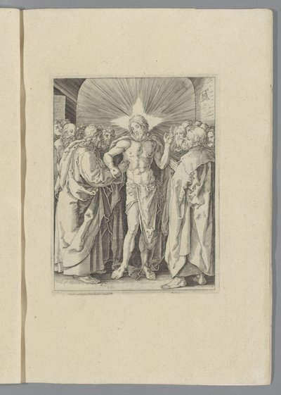 Ongelovige Thomas De kleine Passie (serietitel) The Passion of Christ Effigied av Albert Durer av Nürnberg (serietitel) av Anonymous