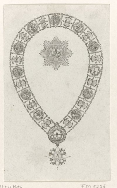 Ordningskedja med Storkorset av Royal Order of Holland, 1807 av Anonymous